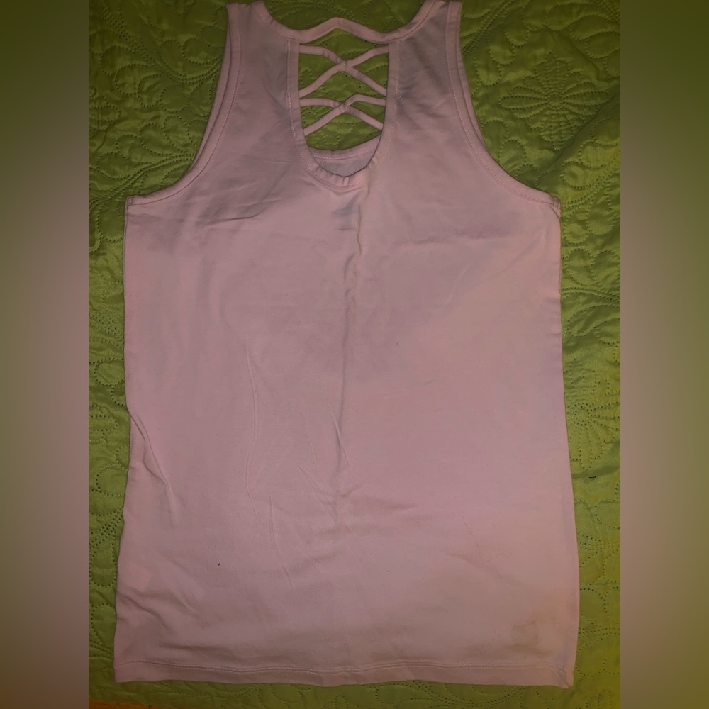 Fitted Sleeveless Tee